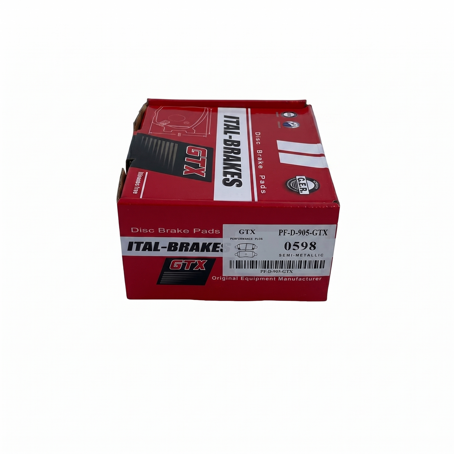 Pastilla de Freno Trasera Nissan Qashqai 2010 en adelante – Ital-Brakes GTX 0598