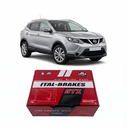 Pastilla de Freno Trasera Nissan Qashqai 2010 en adelante – Ital-Brakes GTX 0598