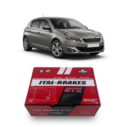 Pastilla de Freno Trasera Peugeot 308 / 3008 2014 en adelante – Ital-Brakes GTX 1315