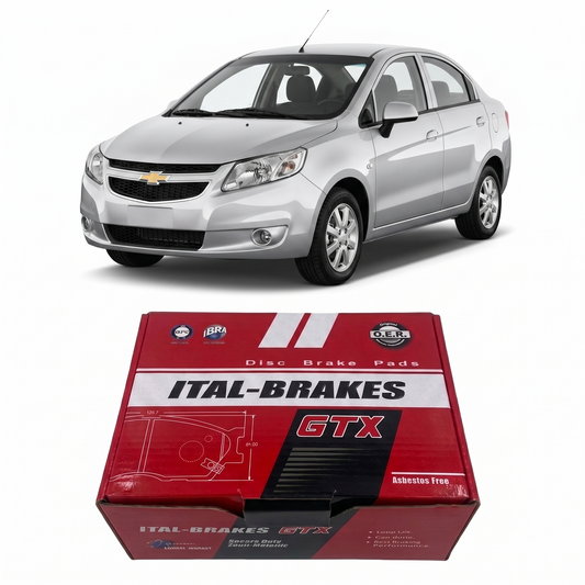 Pastilla de Freno Delantera Chevrolet Sail 1.5 2015-2021 – Ital-Brakes GTX 1354