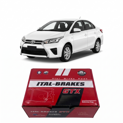 Pastilla de Freno Delantera Toyota Yaris 2014 en adelante – Ital-Brakes GTX 1262