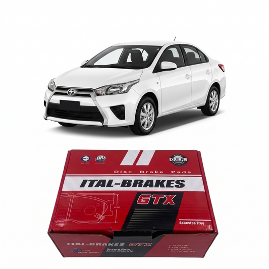 Pastilla de Freno Delantera Toyota Yaris 2014 en adelante – Ital-Brakes GTX 1262