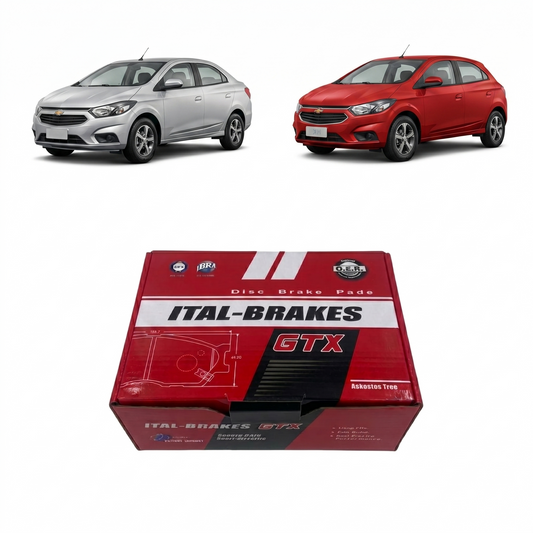 Pastilla de Freno Delantera Chevrolet Onix / Prisma 1.4 2017 en adelante – Ital-Brakes GTX 1333