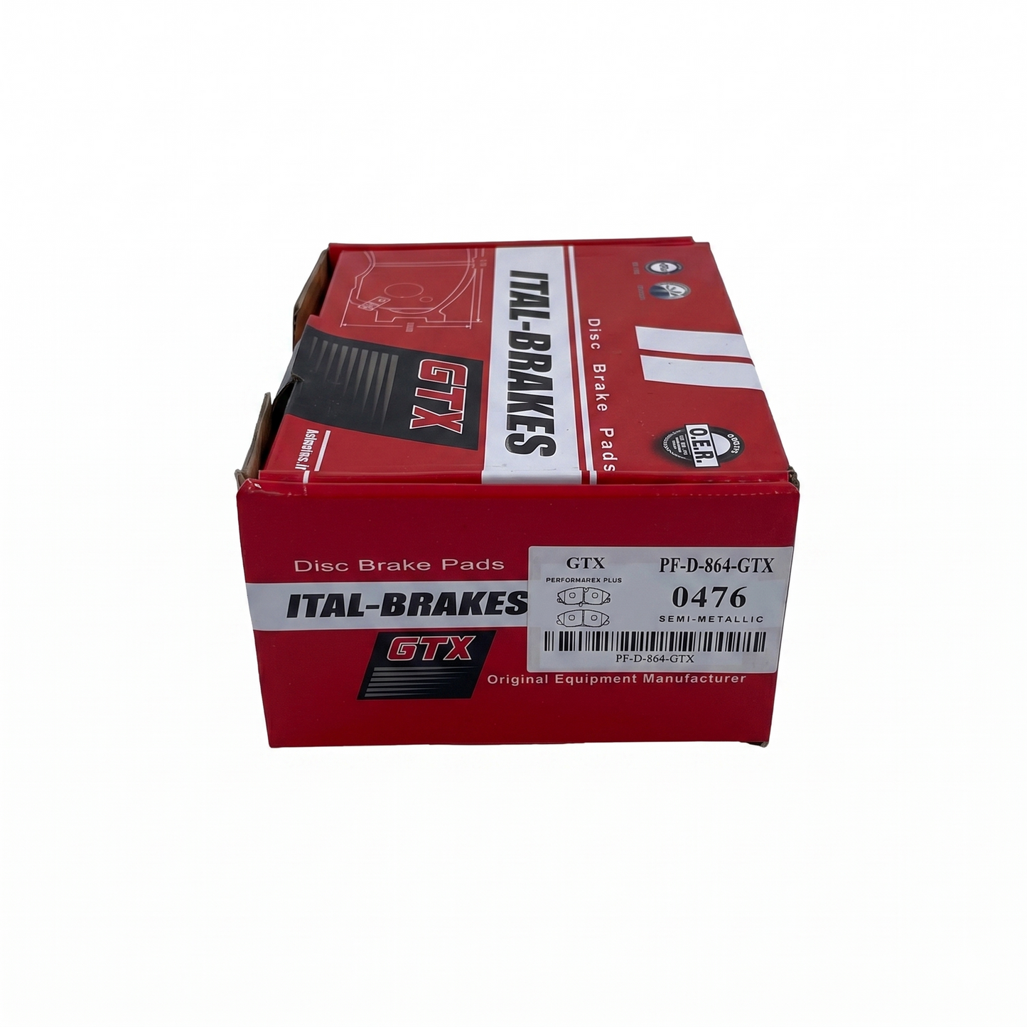 Pastilla de Freno Delantera Hyundai Santa Fe 2000-2006 – Ital-Brakes GTX 0476