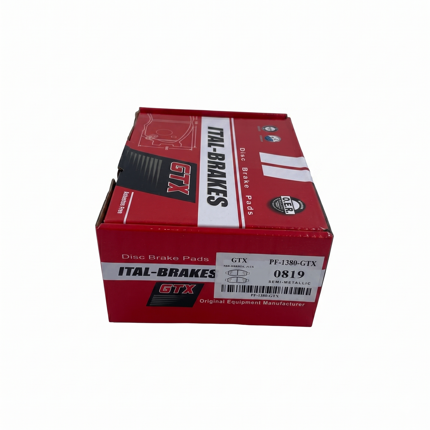 Pastilla de Freno Delantera Mitsubishi L200 2006 en adelante – Ital-Brakes GTX 0819