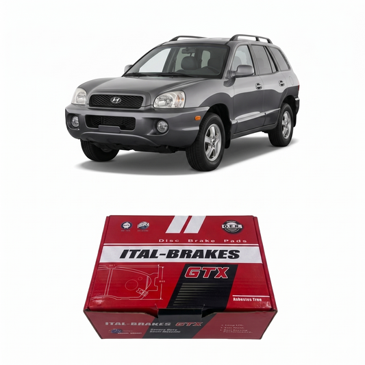 Pastilla de Freno Delantera Hyundai Santa Fe 2000-2006 – Ital-Brakes GTX 0476