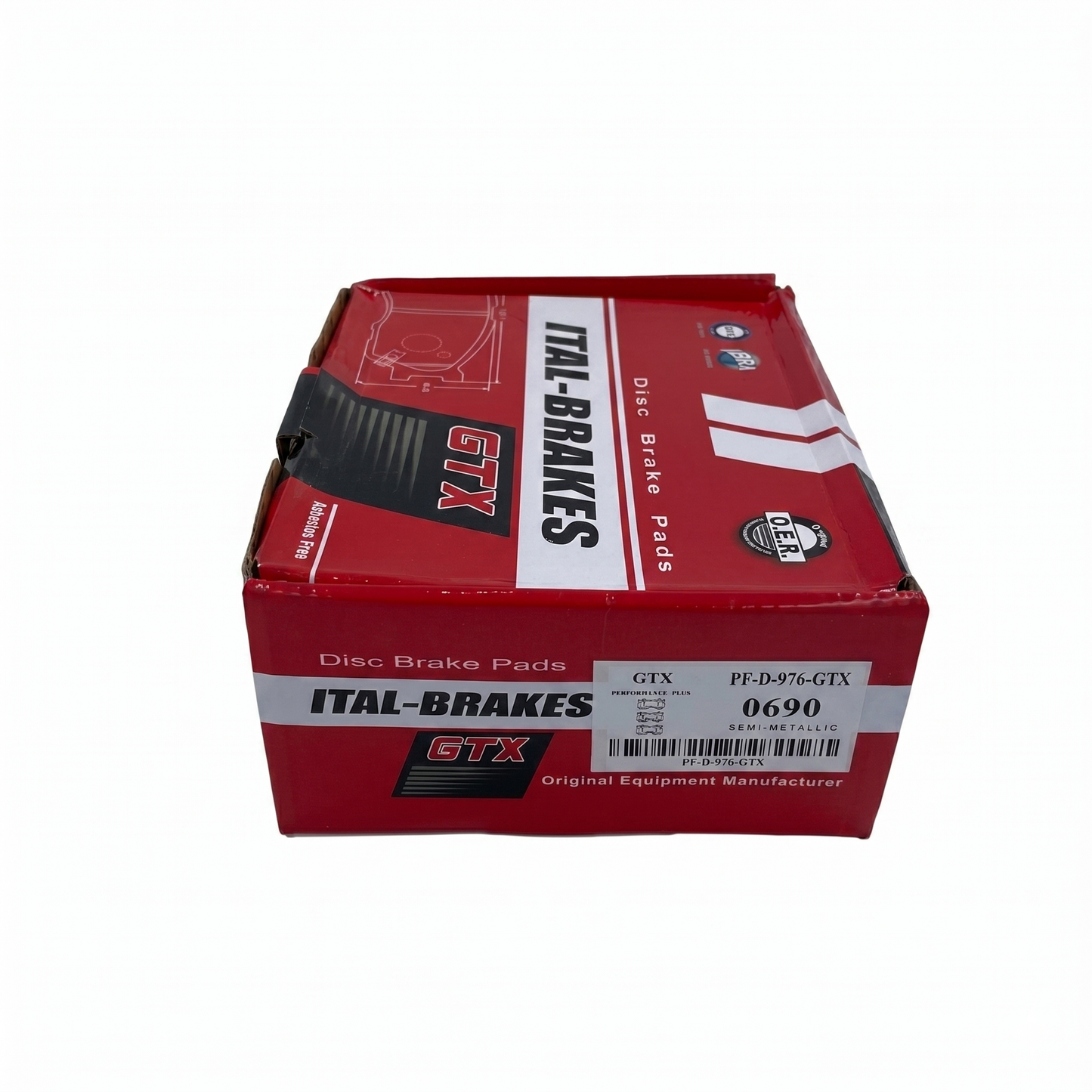 Pastilla de Freno Delantera Toyota 4Runner 2003-2010 / Hilux 2011 en adelante – Ital-Brakes GTX 0690
