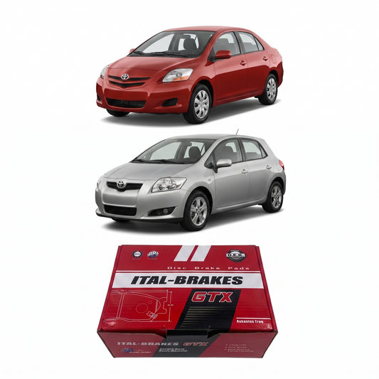Pastilla de Freno Trasera Toyota Yaris / Auris 2007 en adelante – Ital-Brakes GTX 1044