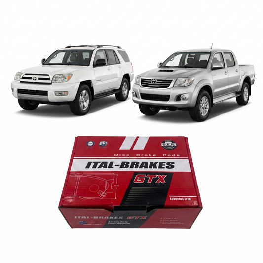 Pastilla de Freno Delantera Toyota 4Runner 2003-2010 / Hilux 2011 en adelante – Ital-Brakes GTX 0690