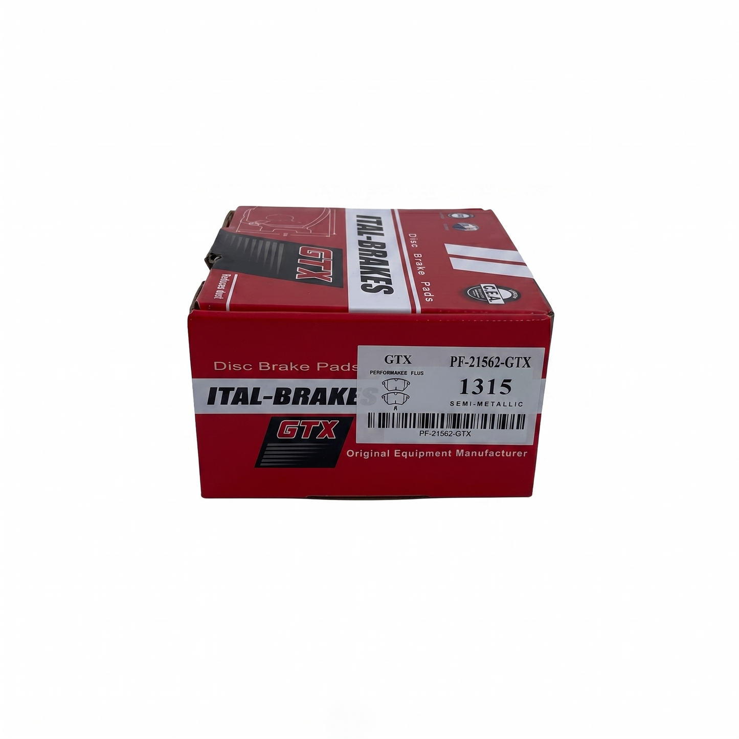 Pastilla de Freno Trasera Peugeot 308 / 3008 2014 en adelante – Ital-Brakes GTX 1315