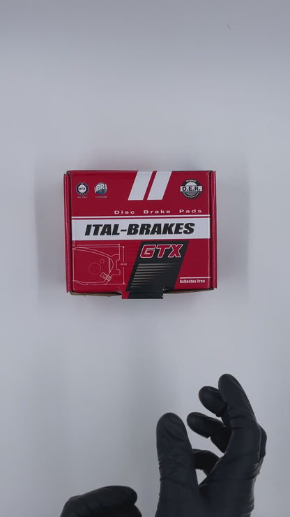 Pastilla de Freno Trasera Nissan Qashqai 2010 en adelante – Ital-Brakes GTX 0598